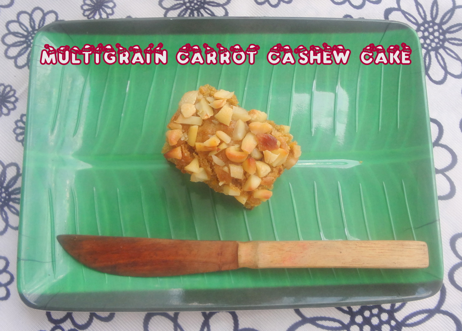 multigrain cashew carrot cake