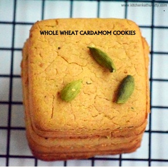 whole wheat cardamom cookies