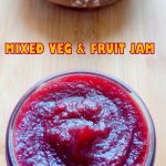 homemade mixed fruits jam