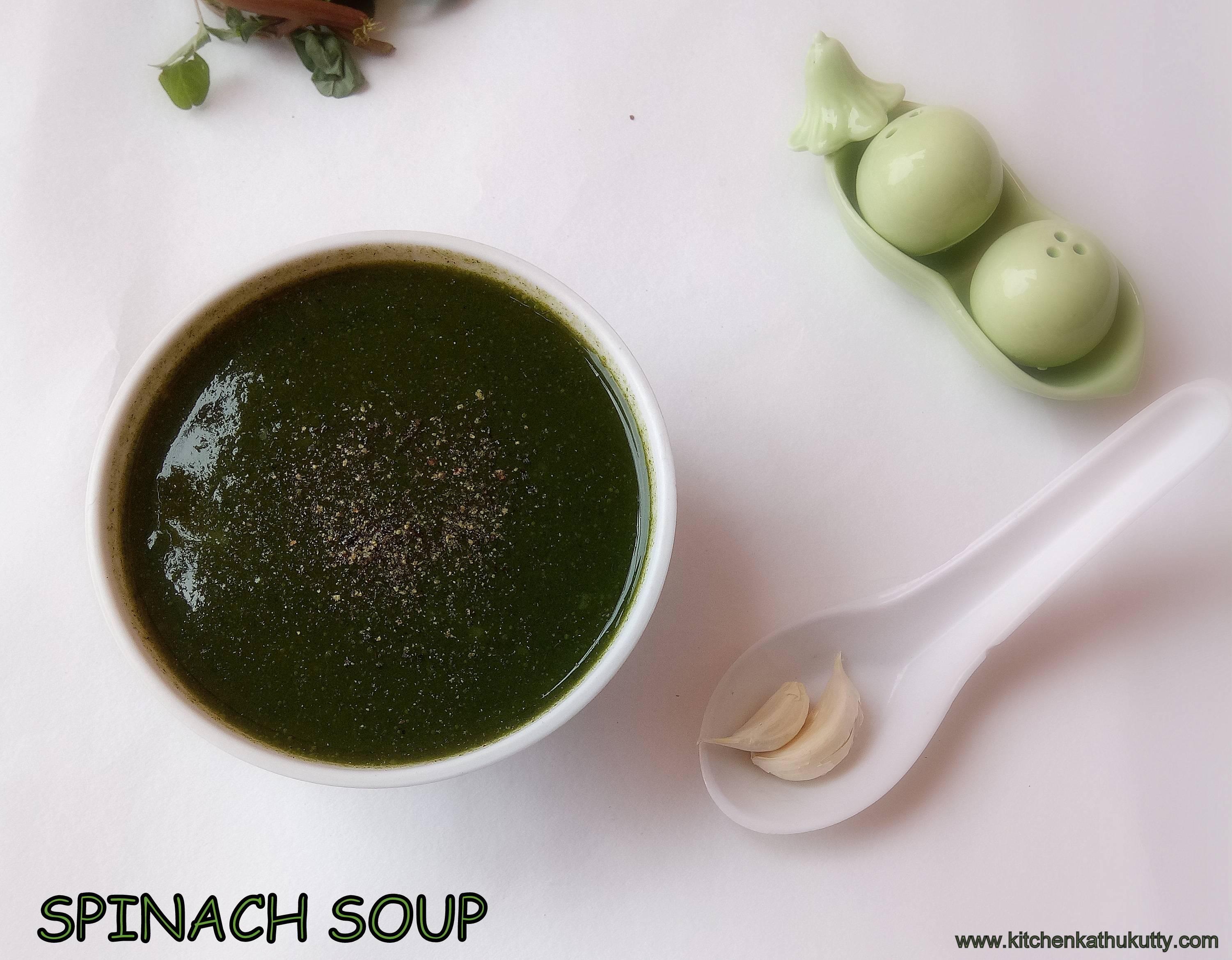 Spinach Soup For Babies,Toddlers and Kids