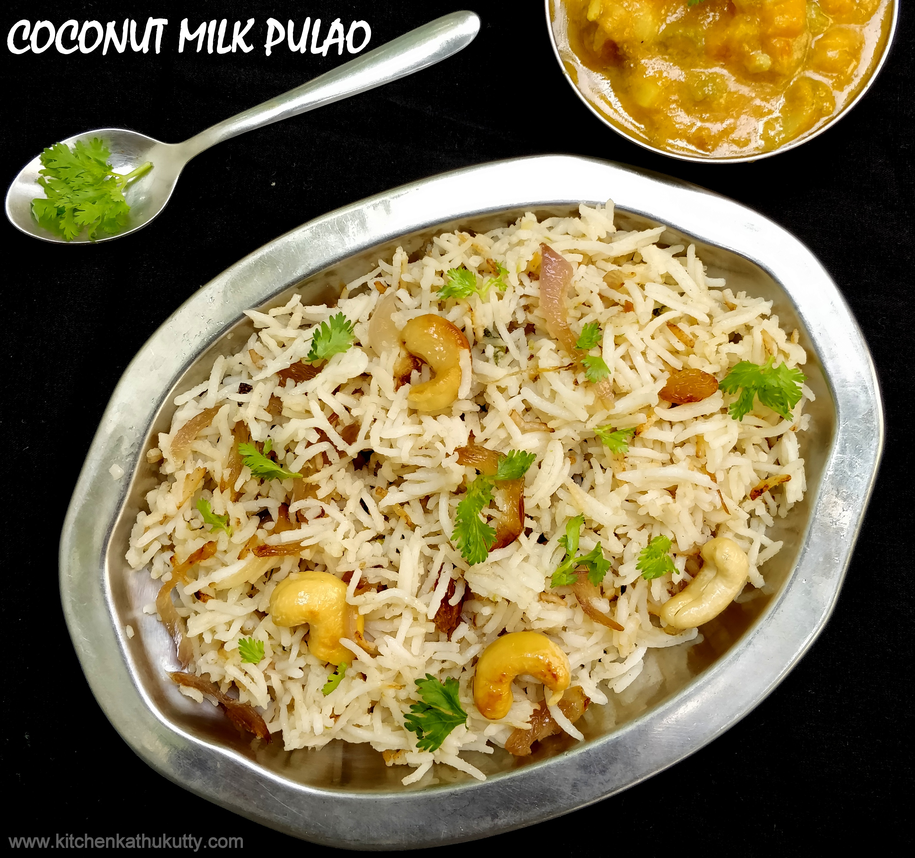 coconut milk pulao recipe