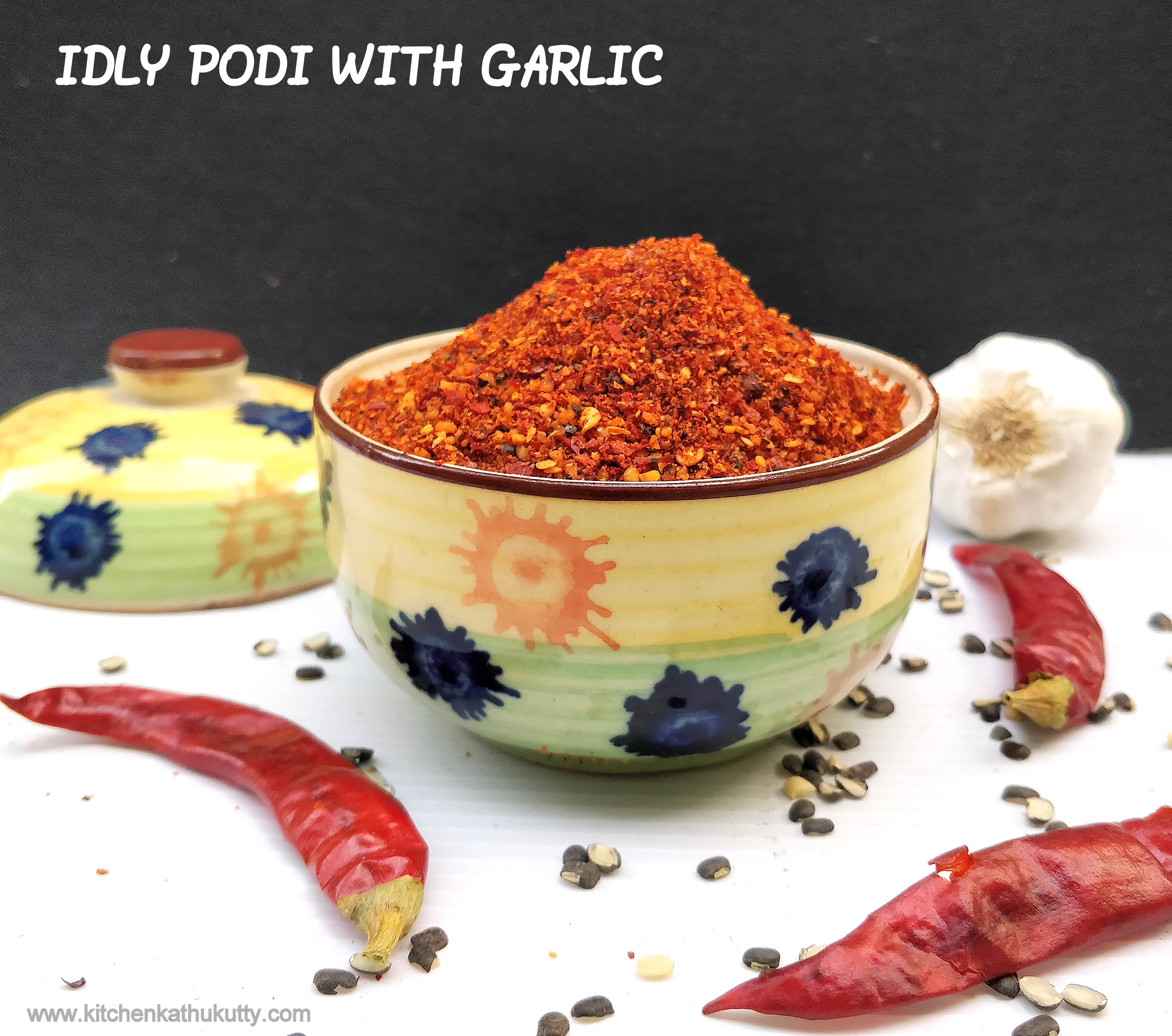 Garlic Podi|Poondu Idly Podi Recipe