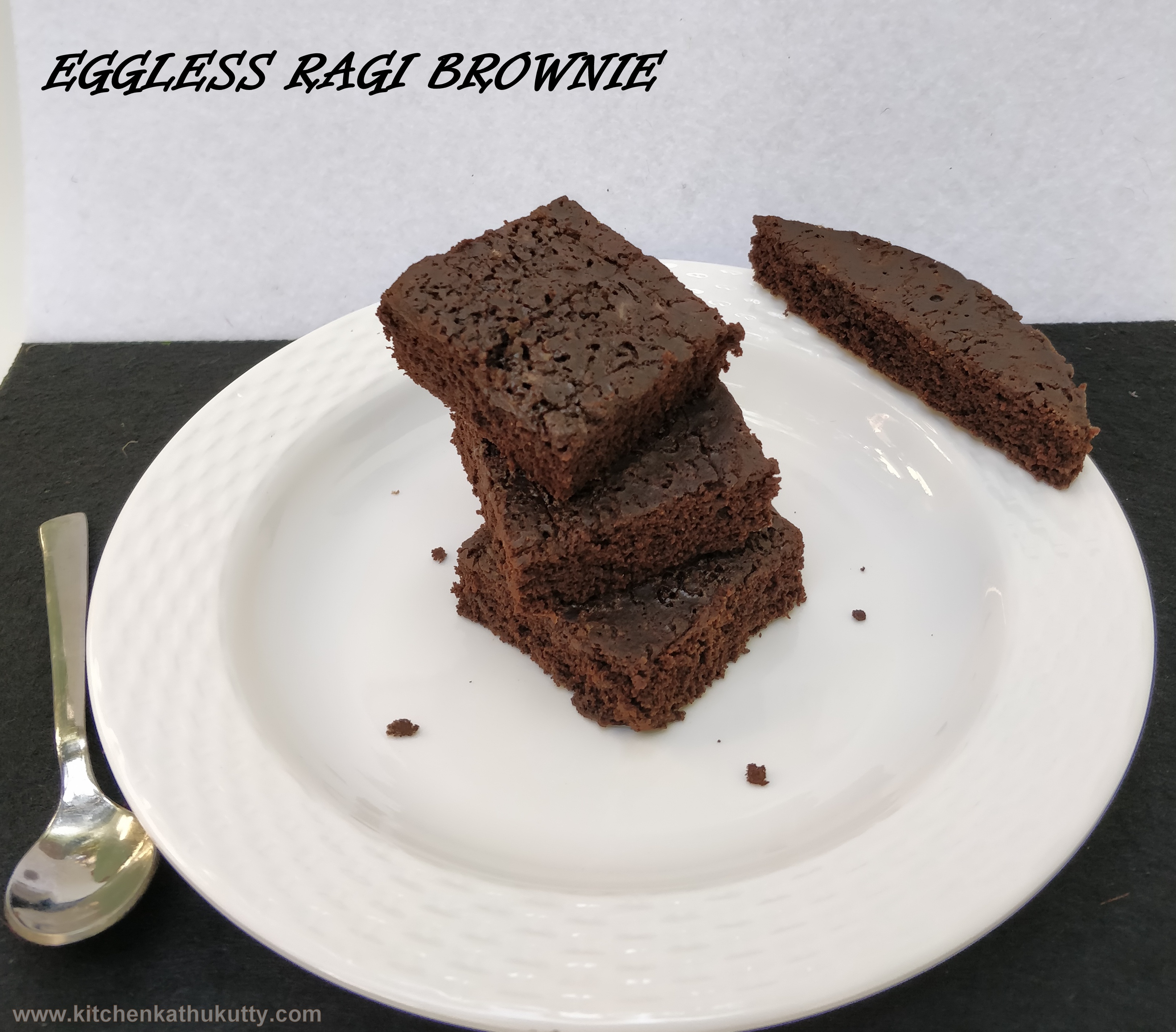eggless ragi brownie recipe