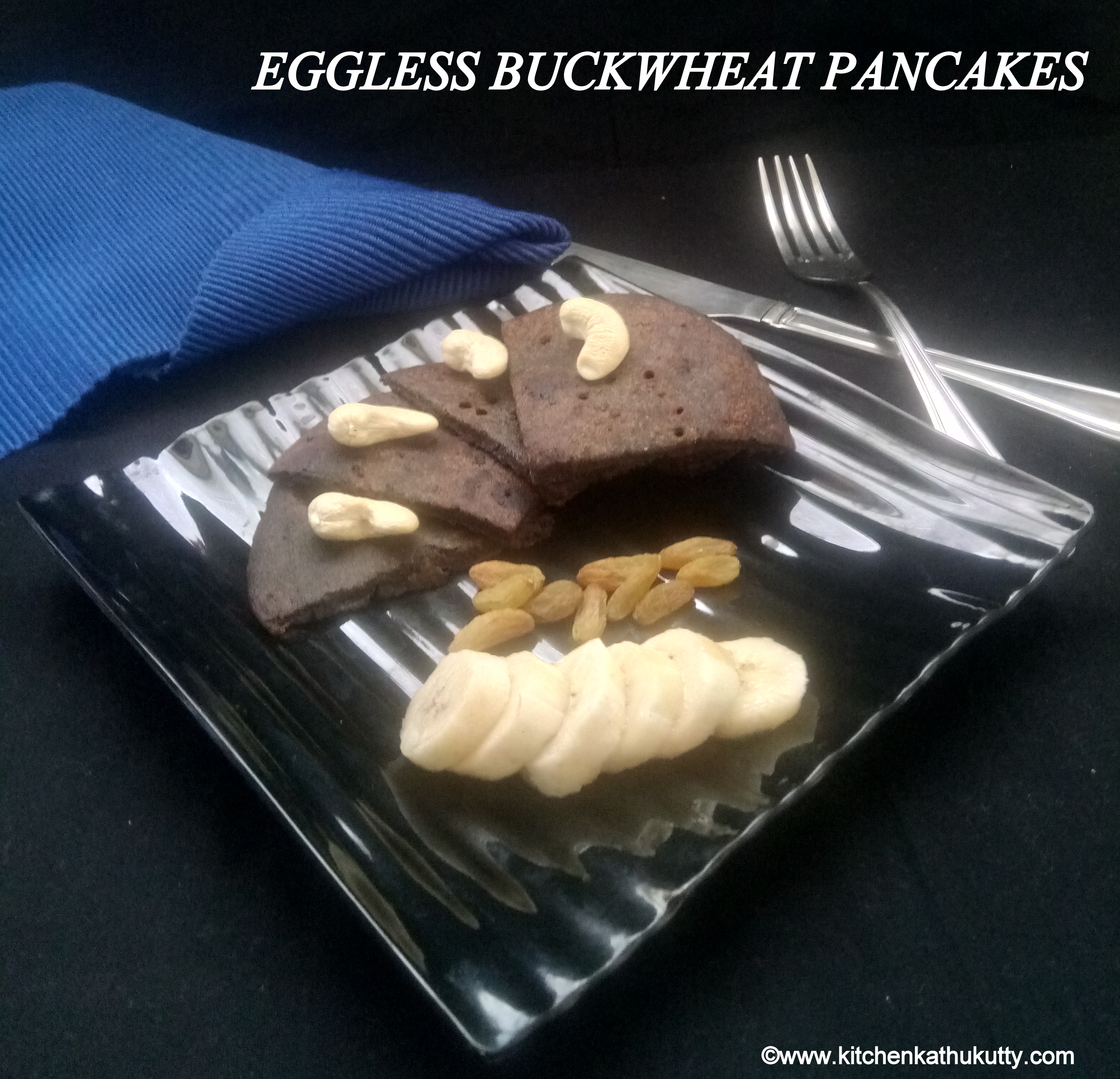 eggless buckwheat pancake recipe