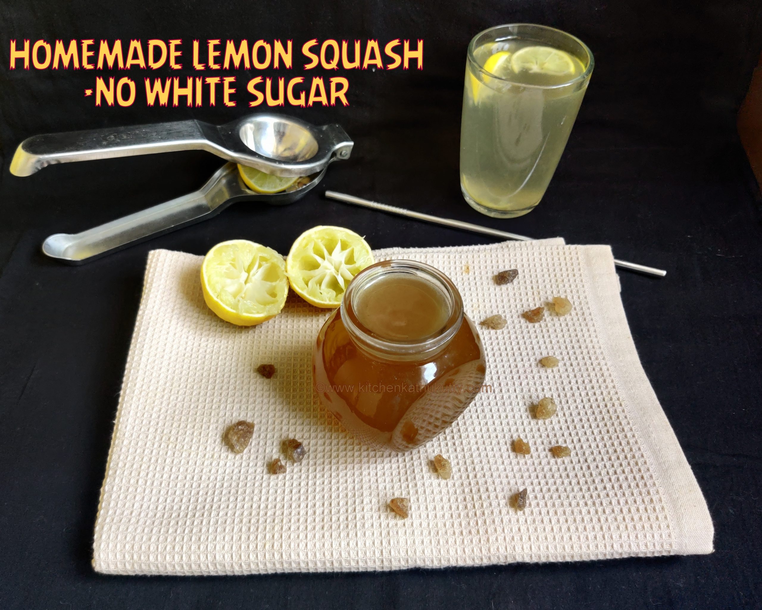 no white sugar lemon juice