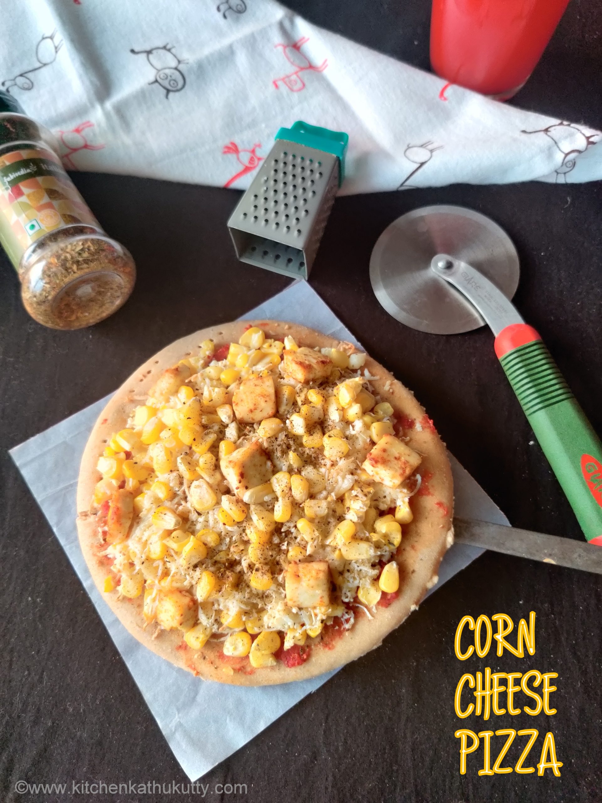 whole wheat corn cheese pizza recipe