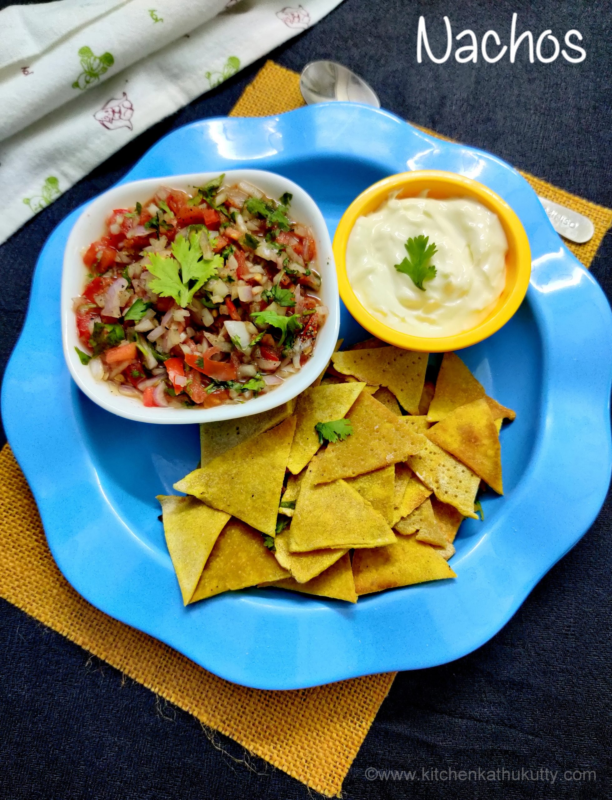 homemade nachos mexican style