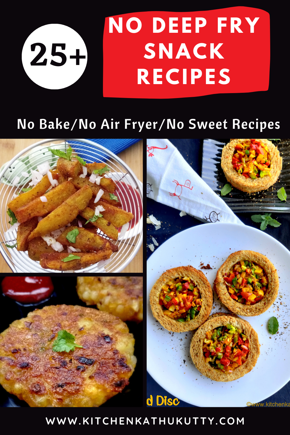 No Deep Fry Indian Snacks Recipes