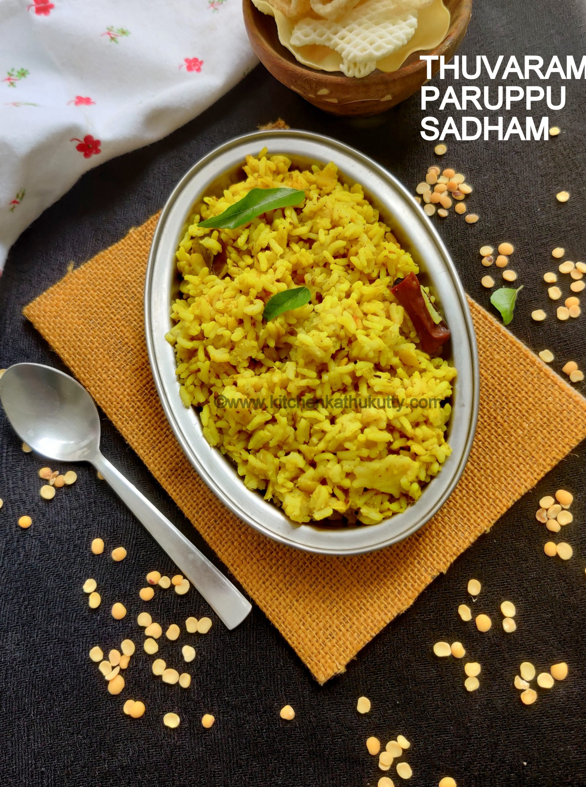 Thuvaram Paruppu Sadham Recipe