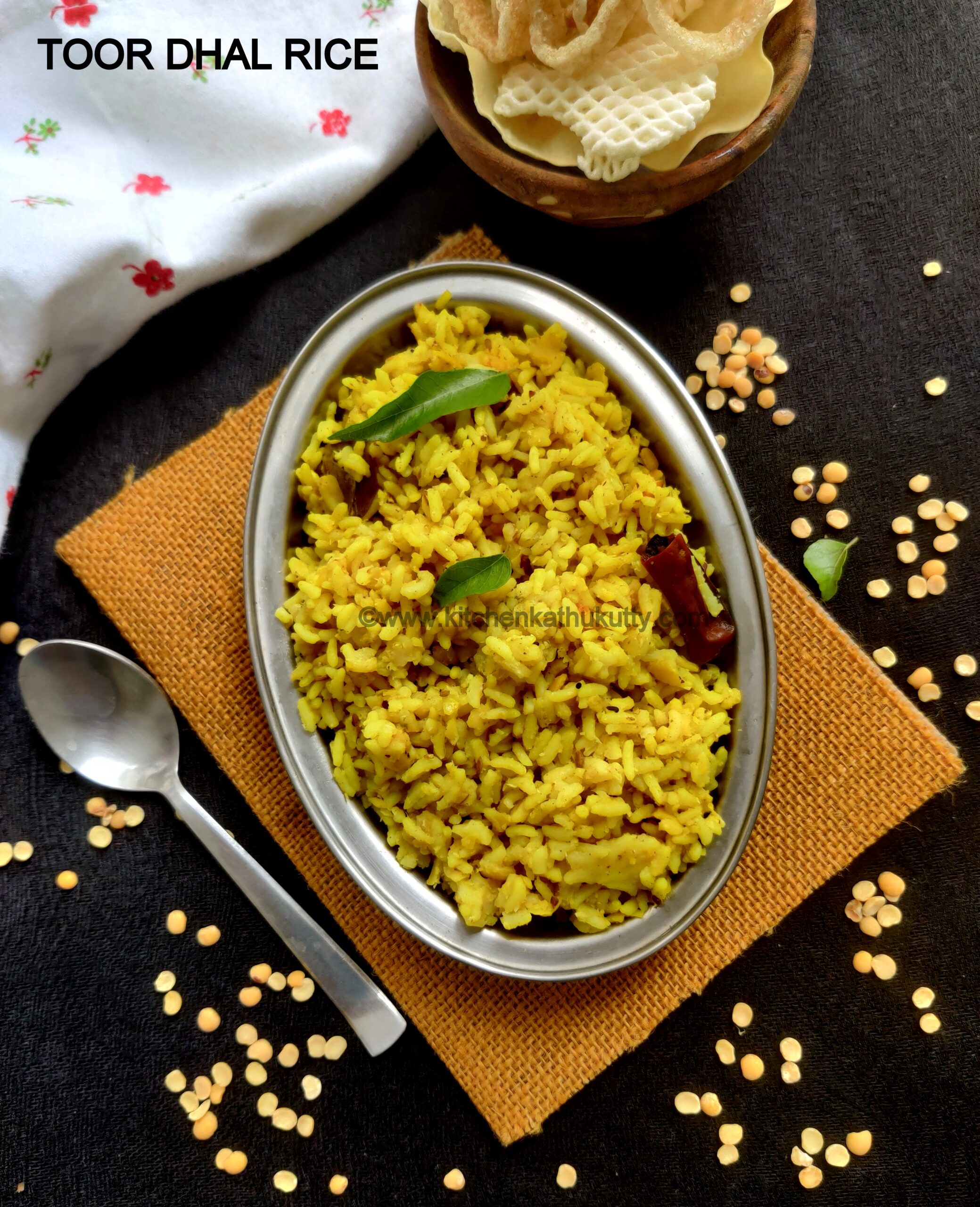 Thuvaram Paruppu Sadham Recipe-With Mann Katti Thuvarai & Thanga Samba Rice