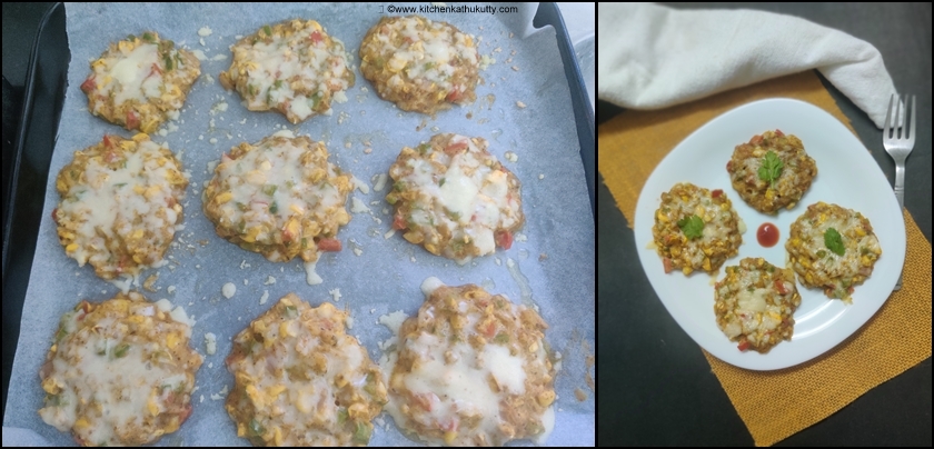 baked vegetable fritters recipe