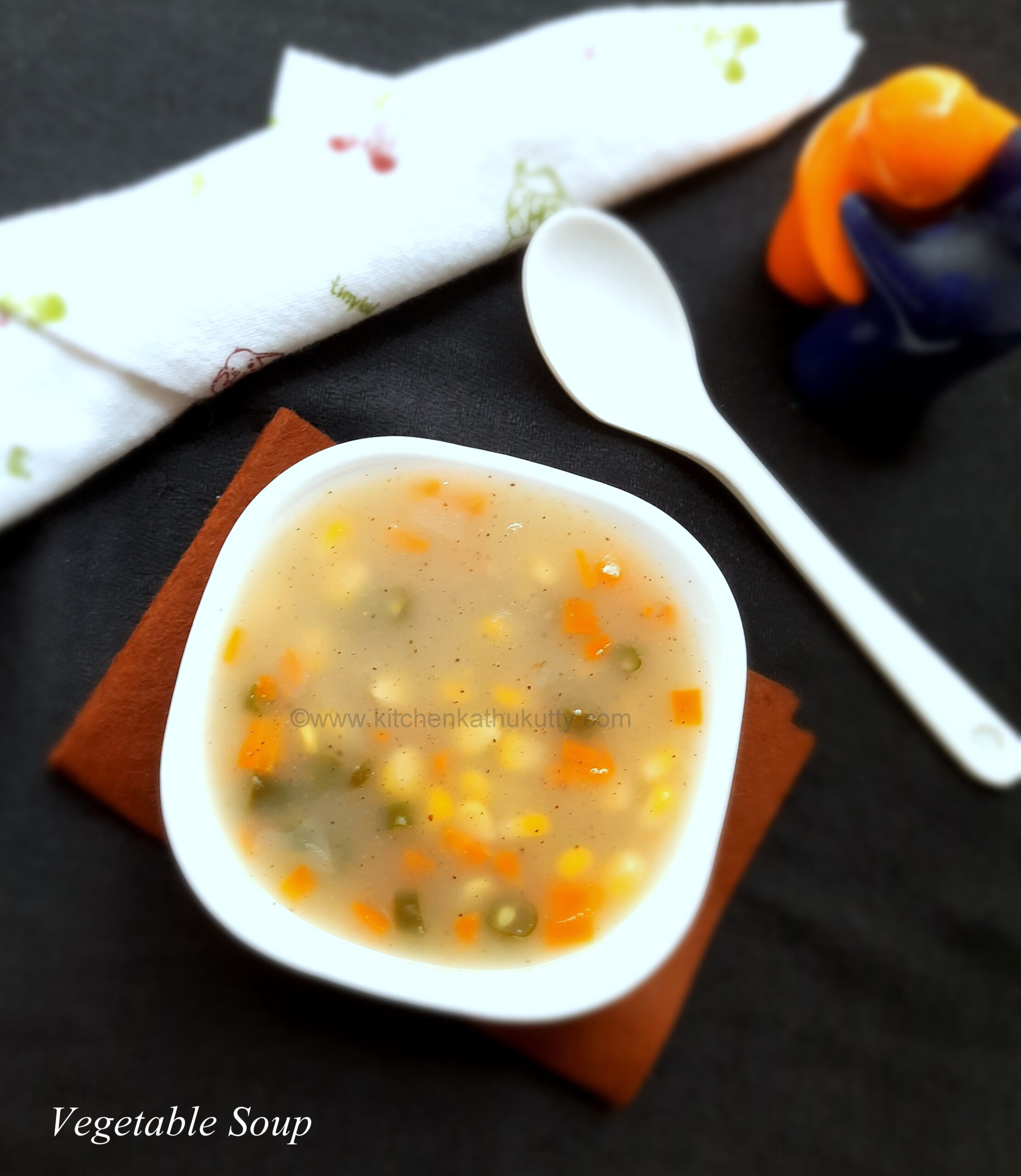 Vegetable Soup Recipe For Toddlers & Kids